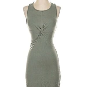 Athleta Elegant Black Twist Front Dress